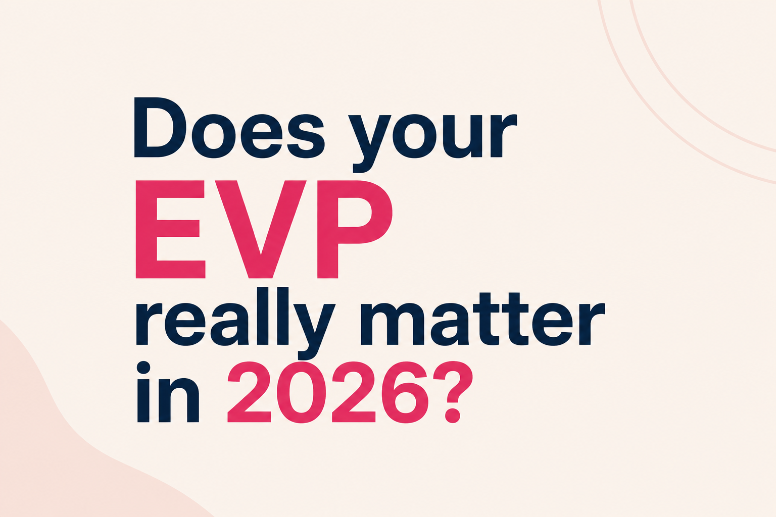 EVP recruitment and employer branding graphic for Australian businesses